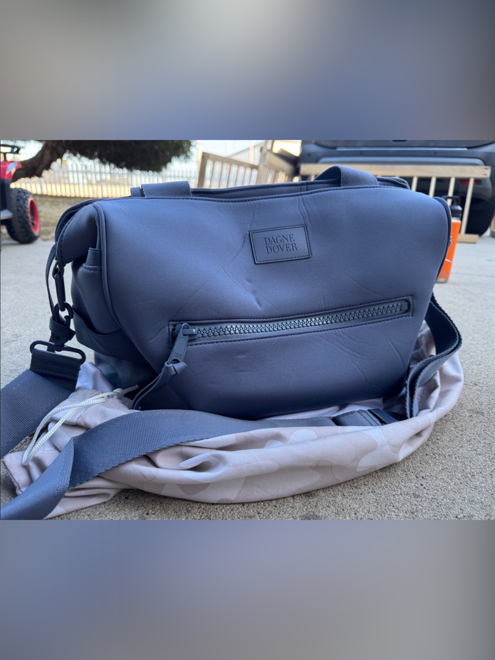 Dagne Dover Dusty Blue Diaper Bag